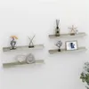 Image de vidaXL Étagères murales 4 pcs Gris béton 60x9x3 cm