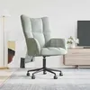 Image de vidaXL Chaise de relaxation Gris clair Velours328172