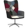 Image de vidaXL Chaise de relaxation Patchwork Tissu