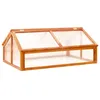 Image de Vidaxl Serre Marron 114x80x50 Cm Bois De Sapin