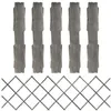 Image de vidaXL Clôture à treillis 5 pcs Gris Bois de sapin massif 180x60 cm316424