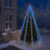 Image de vidaXL Guirlande Lumineuse D Arbre De Noël 400 Led Bleu 400 Cm
