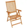 Image de Chaises Inclinables De Jardin 8 Pcs Bois De Teck Solide Yueyinnkeji