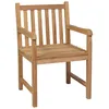 Image de Chaises D'extÃ©rieur 8 Pcs Bois De Teck Solide Yueyinnkeji