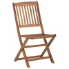 Image de Vidaxl Chaises Pliables De Jardin 6 Pcs Avec Coussins Bois D'acacia