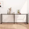 Image de vidaXL Vidaxl Table Console Transparent 200x35x75,5 Cm Verre Trempé