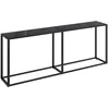 Image de vidaXL Vidaxl Table Console Noir 200x35x75,5 Cm Verre Tremp¿¿
