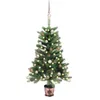 Image de vidaXL Arbre de NoÃ«l artificiel avec LED et boules 90 cm Vert