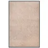Image de vidaXL Paillasson Beige 80x120 cm331585