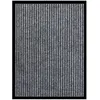 Image de vidaXL Paillasson rayé Gris 60x80 cm