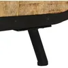 Image de vidaXL Meuble TV 110x30x45 cm Bois de manguier brut