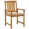 Image de vidaXL Chaises de jardin avec coussins lot de 6 Bois d'acacia massif3078154