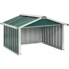 Image de vidaXL Abri tondeuse robot de jardin 92x97x63 cm Acier galvanisÃ© Vert