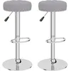 Image de vidaXL Vidaxl Tabourets De Bar 2 Pcs Gris Tissu