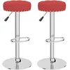 Image de vidaXL Vidaxl Tabourets De Bar Lot De 2 Rouge Bordeaux Tissu