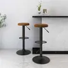 Image de vidaXL Tabourets de bar lot de 2 marron velours333141