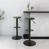 Image de vidaXL Tabourets de bar lot de 2 vert foncé velours333146