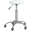 Image de vidaXL Chaise de bureau pivotante Blanc Similicuir