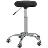 Image de vidaXL Chaise pivotante de bureau Noir Similicuir