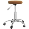 Image de vidaXL Chaise de bureau pivotante marron velours