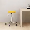 Image de vidaXL Chaise pivotante de bureau Jaune moutarde Velours333181