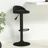 Image de vidaXL Tabouret de bar Noir Velours333587