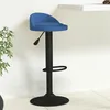 Image de vidaXL Vidaxl Tabouret De Bar Bleu Velours