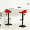Image de vidaXL Vidaxl Tabourets De Bar Lot De 2 Rouge Bordeaux Velours