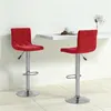 Image de vidaXL Tabourets de bar lot de 2 rouge bordeaux velours333693