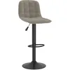 Image de vidaXL Vidaxl Tabouret De Bar Gris Clair Velours