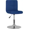 Image de vidaXL Vidaxl Tabouret De Bar Pivotant Bleu Tissu