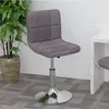 Image de vidaXL Tabouret de bar pivotant Taupe Tissu334208