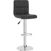 Image de vidaXL Vidaxl Tabouret De Bar Noir Similicuir