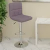 Image de vidaXL Tabouret de bar Taupe Tissu334238
