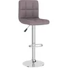 Image de vidaXL Vidaxl Tabouret De Bar Taupe Tissu