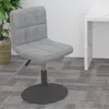 Image de vidaXL Tabouret de bar pivotant Gris clair Velours334252
