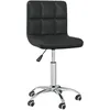 Image de vidaXL Vidaxl Chaise De Bureau Pivotante Noir Similicuir