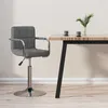 Image de vidaXL Tabouret de bar Gris clair Tissu334543