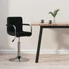 Image de vidaXL Tabouret de bar Noir Tissu334549