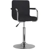 Image de vidaXL Vidaxl Tabouret De Bar Noir Tissu