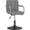 Image de vidaXL Vidaxl Tabouret De Bar Gris Clair Velours