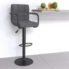 Image de vidaXL Tabouret de bar Gris clair Tissu334625