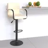 Image de vidaXL Tabouret de bar Crème Tissu334627