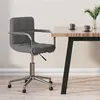 Image de vidaXL Chaise pivotante de bureau Gris clair Tissu334791