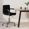 Image de vidaXL Chaise pivotante de bureau Noir Tissu334797