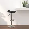 Image de vidaXL Tabouret de bar Noir Acier chromé et cuir artificiel335080