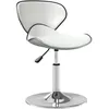 Image de vidaXL Vidaxl Tabouret De Bar Blanc Similicuir