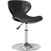Image de vidaXL Vidaxl Tabouret De Bar Noir Similicuir