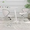 Image de vidaXL Chaises à manger lot de 2 blanc similicuir335119