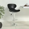 Image de vidaXL Tabouret de bar Noir Similicuir